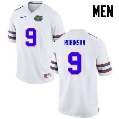 Men's Florida Gators #11 Demarcus Robinson NCAA Nike White Authentic Stitched College Football Jersey UAF7762EV